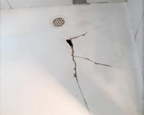 Cracked Shower Base Repairs